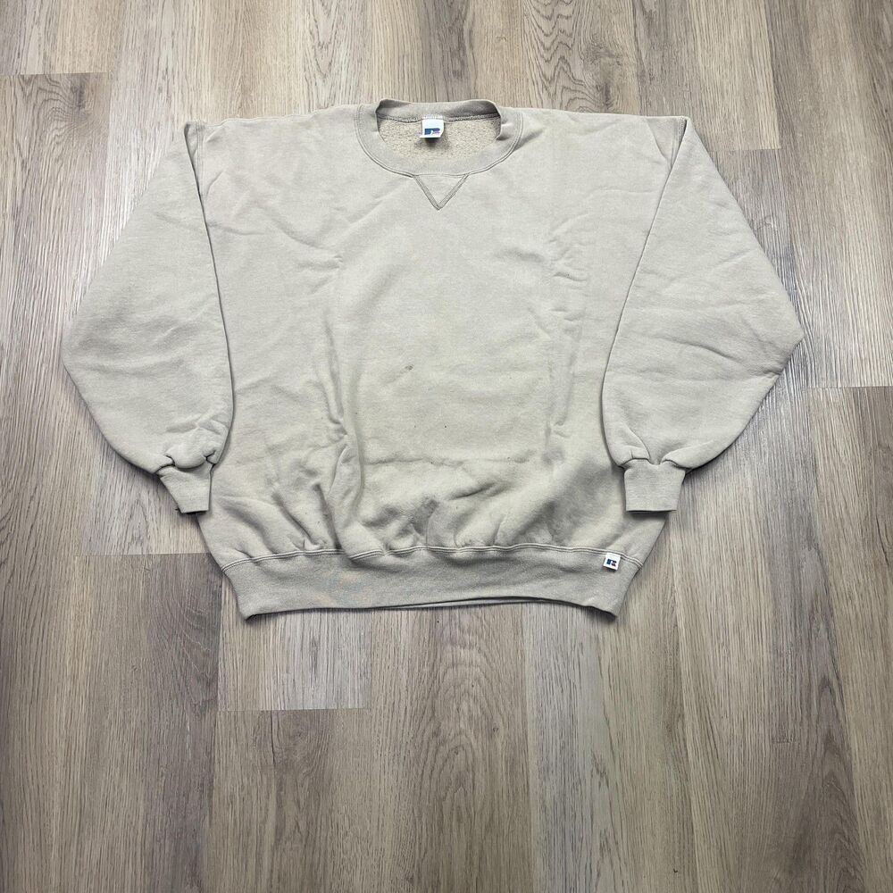 Vintage Russell Athletic Sweatshirt Mens 2XL Crewneck V Stitch Made in USA 90s